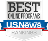 Best Online Programs U.S. News Ranking digital badge