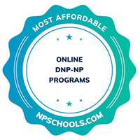 This digital badge from NPSchools.com affirms NMSU Global Campus among the Most Affordable Online DNP-NP Programs.