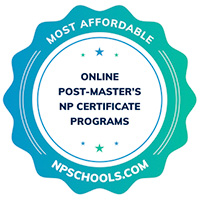 This digital badge from NPSchools.com affirms NMSU Global Campus among the Most Affordable Online Post-Master's NP Certificate Programs.