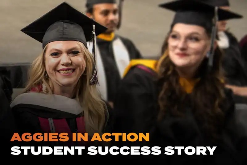 Student Success Story image of Theresa C., MA in Communication Studies, Class of 2023, NMSU Global Campus