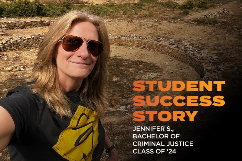 Student Success Story image of Jennifer S., BCJ, Class of 2024, NMSU Global Campus 