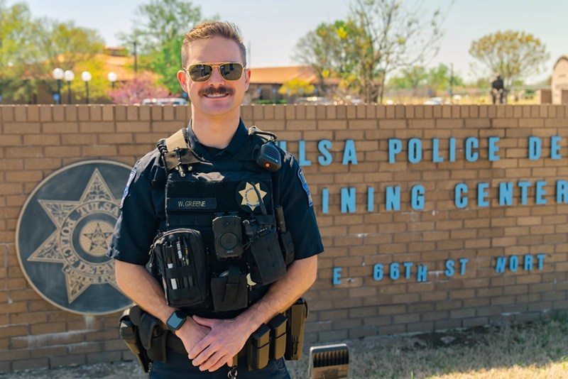 Police officer representing criminal justice career opportunities